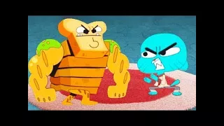 Gumball: Mutant Fridge Mayhem - Become the Savior of Elmore Boss Battle - Cartoon Network Games