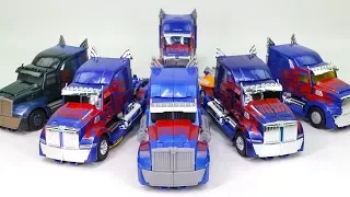 Transformers Movie 4 AOE 5 TLK Leader Class Optimus Prime 6 Truck Vehicle Robots Car Toys