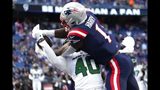 N'Keal Harry - Catch - NFL 2021 Week 7 - New England Patriots vs New York Jets