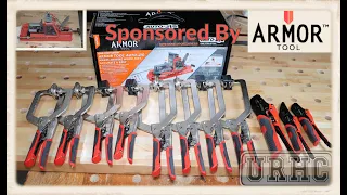 Armor Tool Auto Adjust Hand Held Clamps Pliers And Auto Jig Pocket Hole System