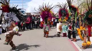 Aztec dance at Gathering of Nations 2016