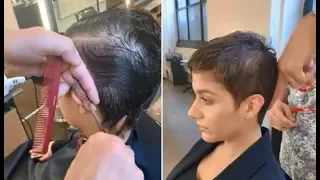 Short Pixie Haircut for women - Textured Short haircut tutorial