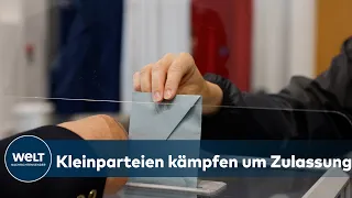 VOR DER BUNDESTAGSWAHL: 86 Kleinparteien wollen in den Reichstag - Wahlausschuss entscheidet