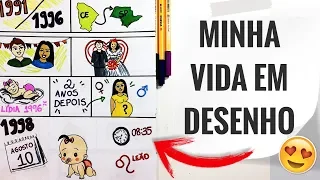 DRAW MY LIFE - DESENHANDO MINHA HISTÓRIA EM QUADRINHOS! - ESPECIAL MEU ANIVERSÁRIO