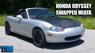 Honda Odyssey Engine Swapped Miata Review! A Surprisingly Interesting Roadster