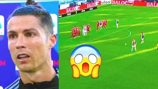 Ronaldo reaction on his fantastic free kick goal vs Torino! Juventus - Torino