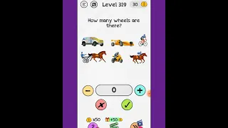 #Braindom level 319 #How many wheels are there