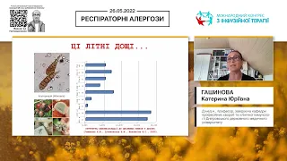 Респіраторна цитопротекція при алергічних захворюваннях дихальних шляхів (Гашинова Катерина Юріївна)