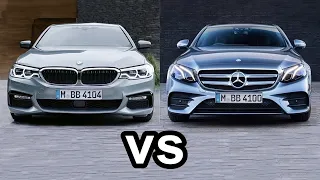 Mercedes E-Class vs. BMW 5 Series Handling Test / Fahrwerkstest BMW 5er vs  Mercedes E Klasse