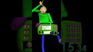 Baldi's Basics glitch speedrun #shorts #viral #baldi #speedrun #glitch