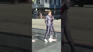 Fik-Shun and Vik White bts Spider-Man/Michael Jackson dance