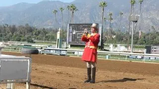 Horse Racing Horn - Bugle Call at Santa Anita Park (October 2014)