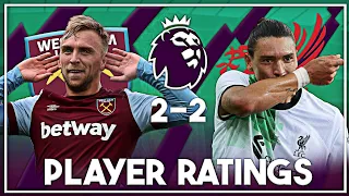 ⚒️ West Ham United 2-2 Liverpool 🔴 | Player Ratings 🔥