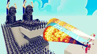 150x GODZILLA + 2x GIANT vs 3x EVERY GOD - Totally Accurate Battle Simulator TABS