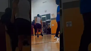 BRO GOT LEFT AT THE 3PT LINE! 🥶🏀 King Of The Court 3 Dribbles #basketball #hooper #viral #foryou