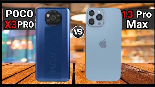 IPHONE 13 PRO MAX vs POCO X3 PRO