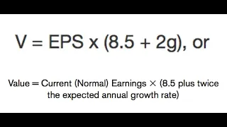 Understanding The Benjamin Graham Formula Correctly