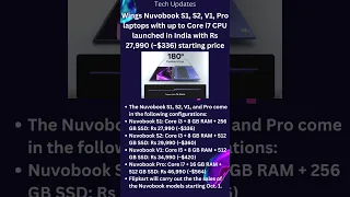 #Wings #Nuvobook S1, S2, V1, Pro laptops with up to Core #i7 #CPU launched in #India with Rs 27,990