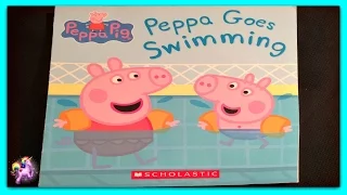 PEPPA PIG "PEPPA GOES SWIMMING" - Read Aloud - Storybook for kids, children