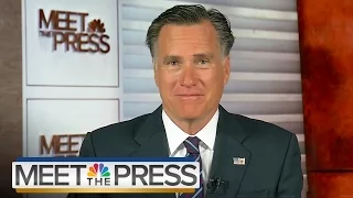Mitt Romney On 2016 Republican Race, Donald Trump | Meet The Press | NBC News