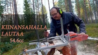 Kiinansahalla nättiä lautaa/HPG saha ja Norköping sahateline