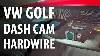 How to: Hardwire install dash cam (VW Golf) or: access fuse box, A pillar, & courtesy light