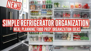 REFRIGERATOR ORGANIZATION IDEAS // REAL FAMILY FOOD PREP AND ORGANIZATION // Lauren Nicholsen