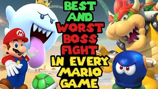 The Best and Worst Boss Fights in Every Mario Game