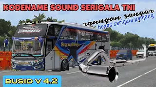 🔰 REVIEW ‼️ KODENAME SOUND SERIGALA truck TNI suara sangar TERBARU siulan panjang😱 for BUSID v 4.2