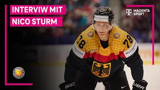 Nico Sturm im Interview vor dem Spiel gegen Frankreich | IIHF Eishockey-WM 2024 | MAGENTA SPORT