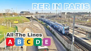 🇨🇵 RER in Paris All The Lines (2022) Euro Express