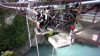 Valentine's Day Tandem Bungy Jump at Kawarau Bridge in New Zealand