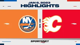 NHL Highlights | Islanders vs. Flames - January 6, 2023