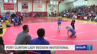 Port Clinton hosts inaugural Girls wrestling tournament