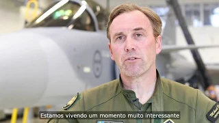 Mais um Gripen E no Programa de Ensaios em Voo.