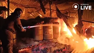 🔥Палає на Підмосков'ї! Горить лакофарбовий склад / 26.03, Пожежа, Останні новини | Новини.LIVE