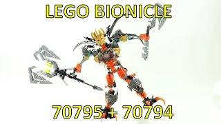 LEGO BIONICLE COMBINATION FIGURE BUILD 70795 70794