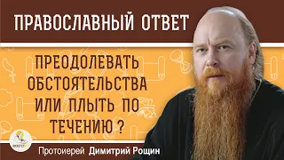 ВОЛЯ БОЖИЯ. ПРЕОДОЛЕВАТЬ ОБСТОЯТЕЛЬСТВА ИЛИ ПЛЫТЬ ПО ТЕЧЕНИЮ ?  Протоиерей Дмитрий Рощин