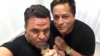 Eduardo Costa e Leonardo tomando pinga e falando putaria Cacha a ou Buchecha