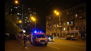 Россияне обстреляли девятиэтажку в Орехове.