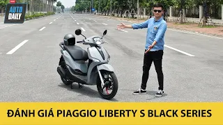 Đánh giá Piaggio Liberty S Black Series giá 58,5 triệu - Cool Ngầu, bật cá tính |Autodaily.vn|