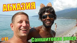 ОТЦЫ и ДЕТИ в Абхазии! На авто из Сибири на море! Пансионат Самшитовая роща. Отдых на море.