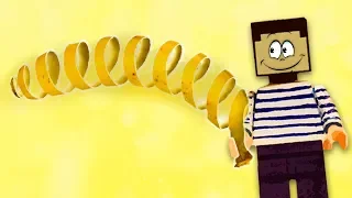 Банановая спираль для НУБА из Майнкрафт ! Как сделать красивый съедобный подарок на 8 марта ?