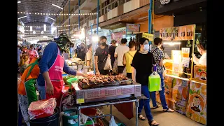 [4K] 2020 Walk inside "Tao Poon Market" fresh market close to MRT station, Bangkok