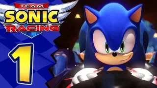 Team Sonic Racing Gameplay Walkthrough Part 1 (PS4, XB1, Switch) Full Chapter 1