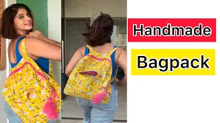 Bagpack| easy| full tutorial #tutorial #diy #handmade