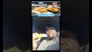 Trying the NEW Whataburger Whatacatch |2pcs. fillet fish dinner|🔥😋#shorts #whataburger