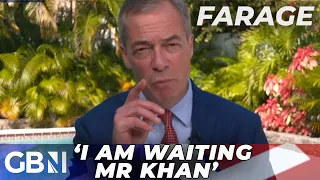 Nigel Farage CALLS OUT Sadiq Khan to respond to antisemitism in London - 'I'm waiting...'