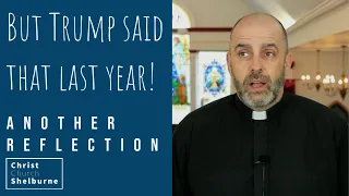 But Trump said that last year!