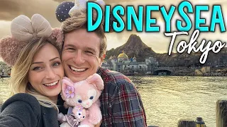 Americans visit TOKYO DISNEYSEA! (7 incredible lands + the best rides!)